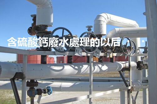 含硫酸鈣廢水處理的以后？揭秘行業(yè)領(lǐng)先技術(shù)！